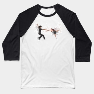 Skating Pair Baseball T-Shirt